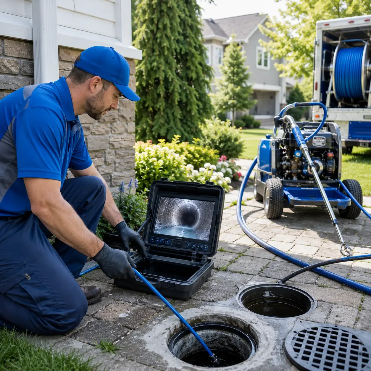 Outdoor drain cleaning professionals serving Great Falls, SC